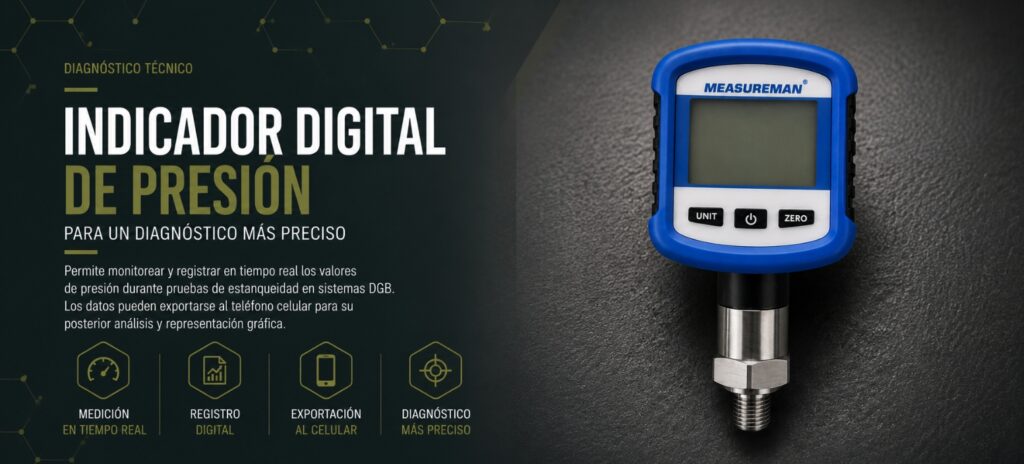 Indicador digital de presión