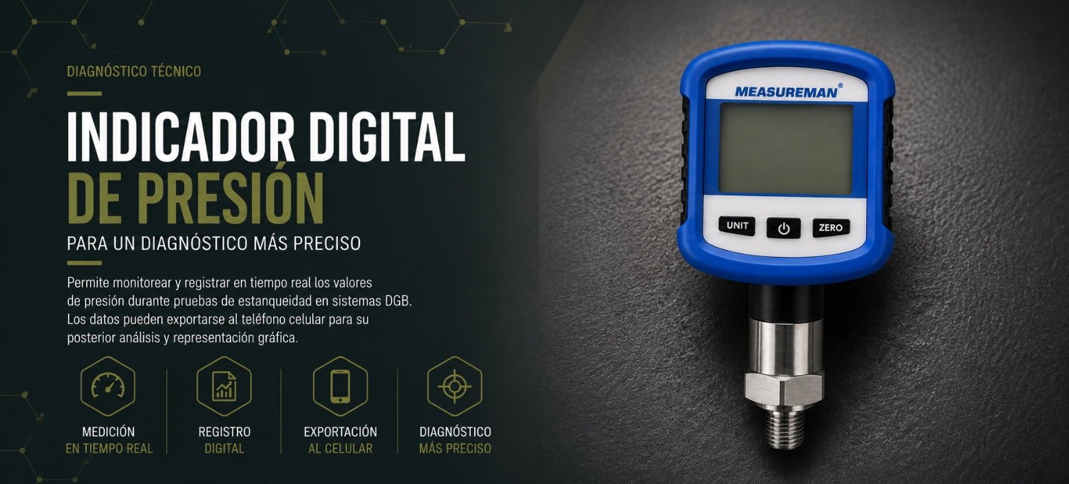 Indicador digital de presión
